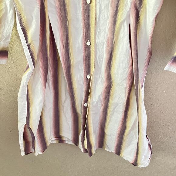 Isabel Marant Etoile Jady Striped Collared Shirt Dress - Picture 5 of 13